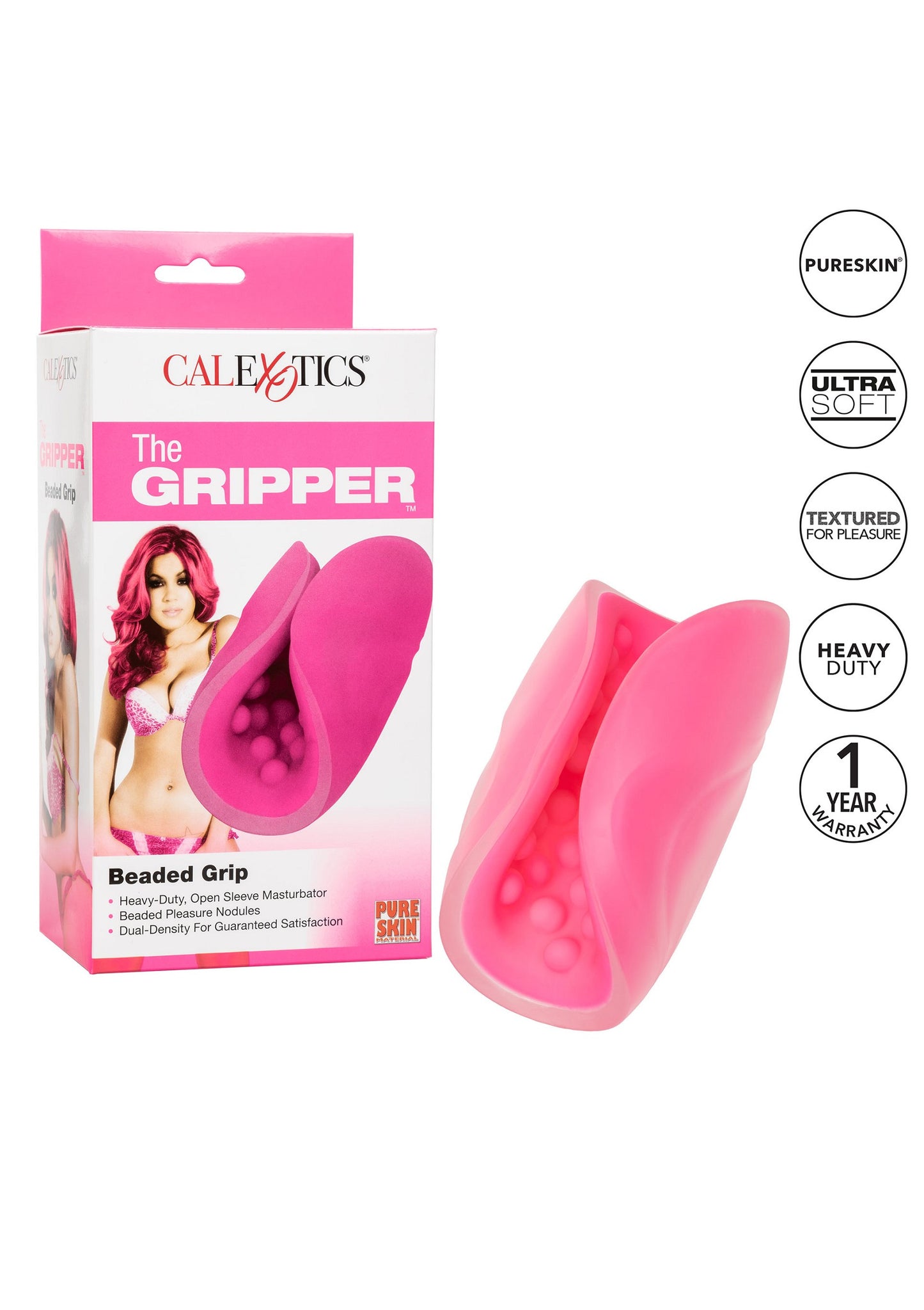 CalExotics The Gripper Beaded Grip PINK - 9