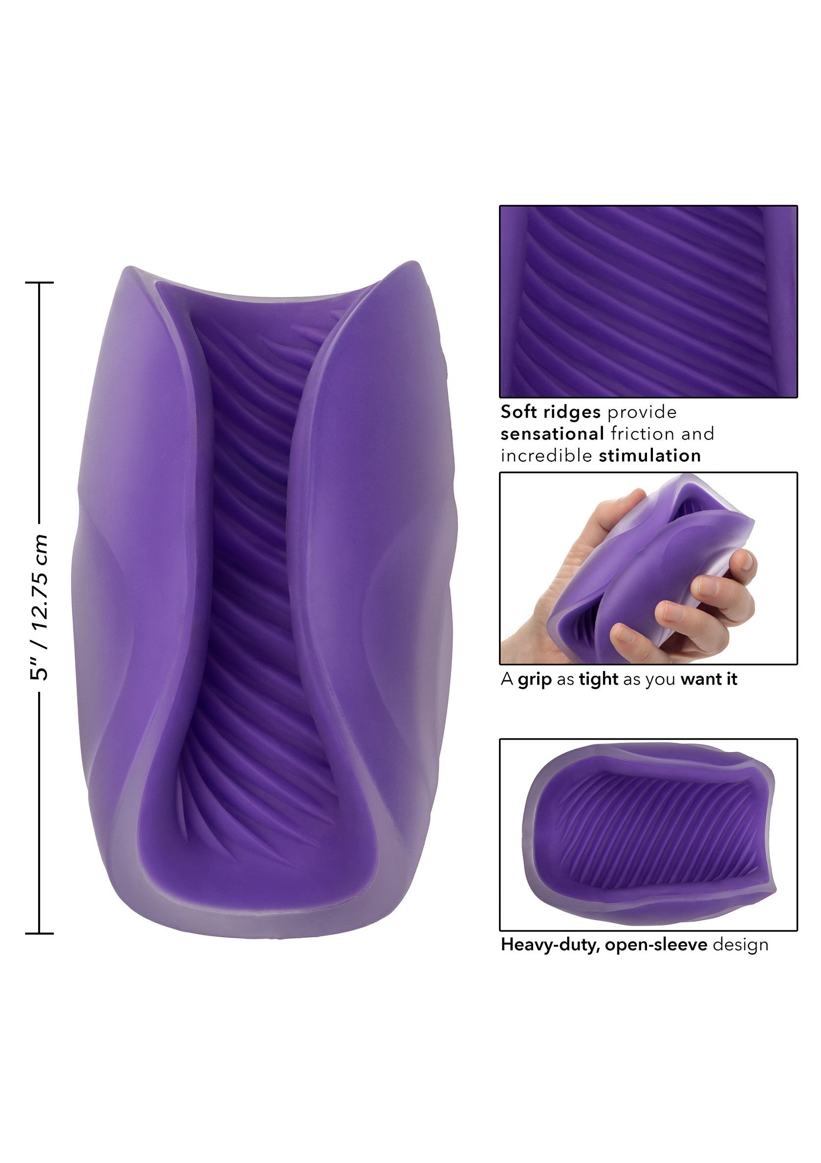 CalExotics The Gripper Spiral Grip PURPLE - 11