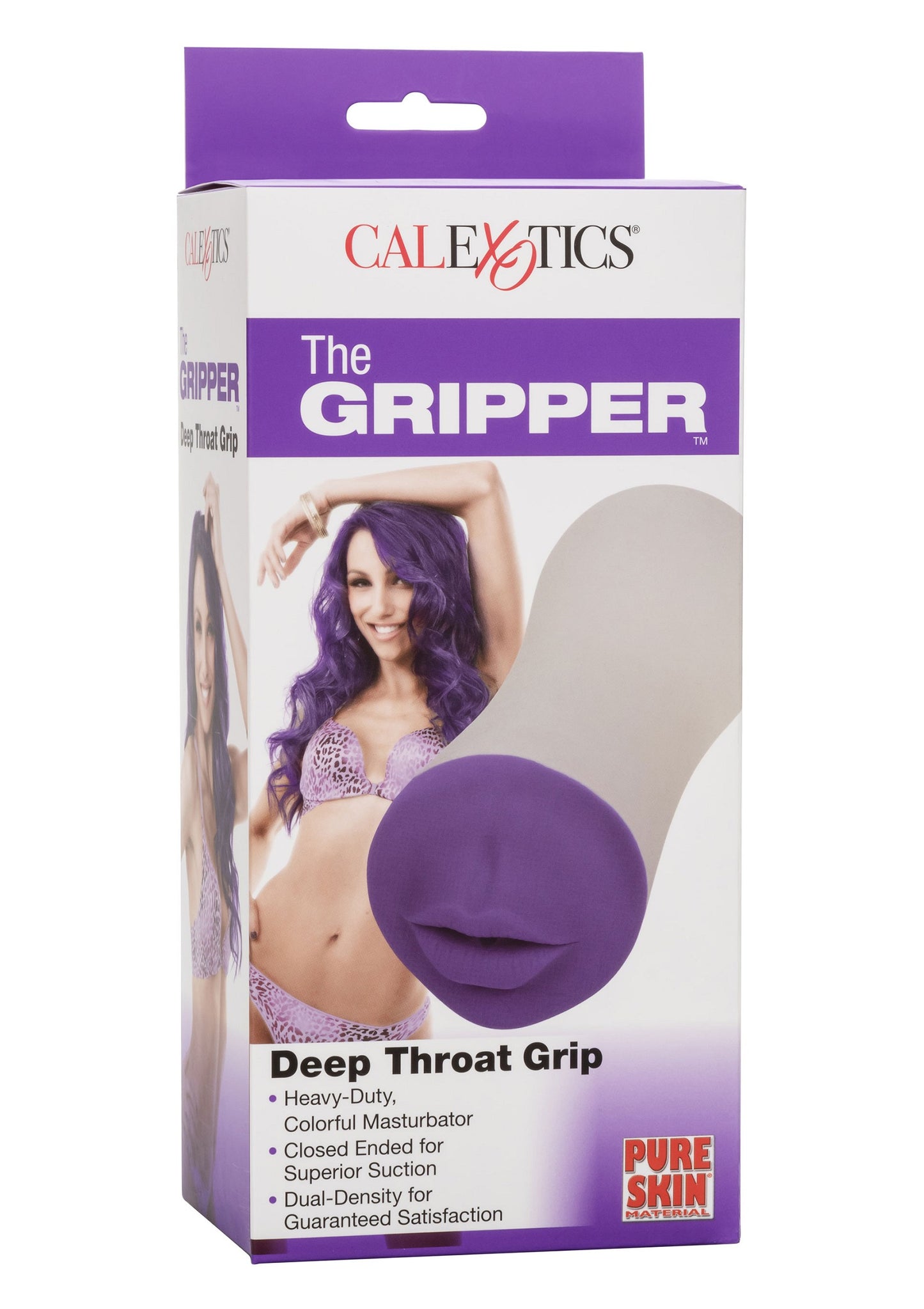 CalExotics The Gripper Deep Throat Grip PURPLE - 11