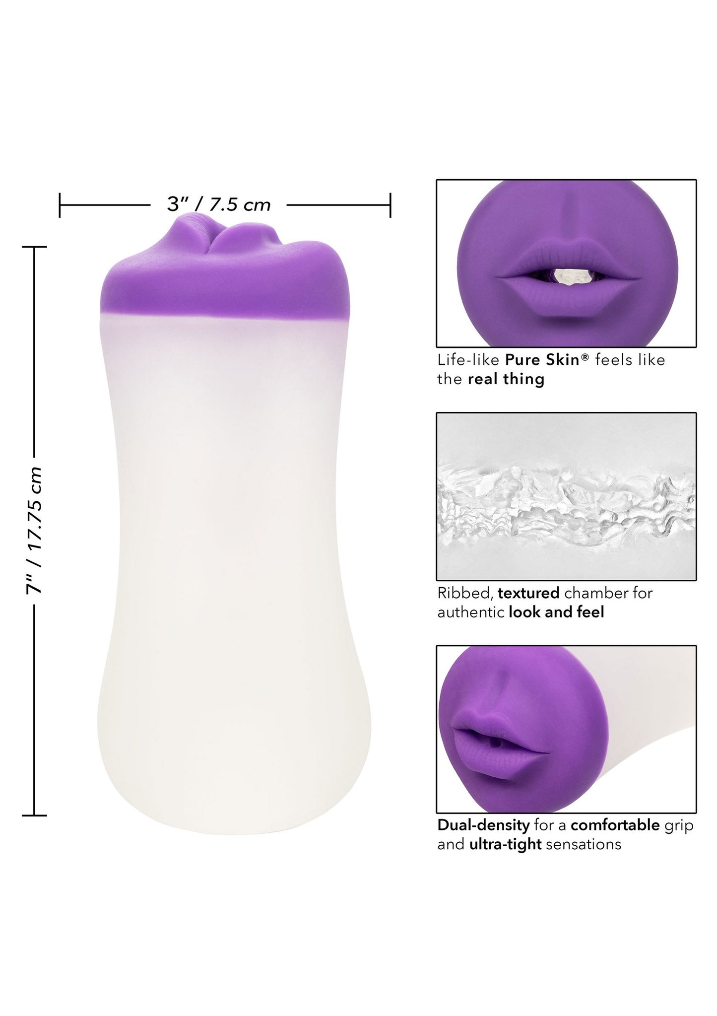 CalExotics The Gripper Deep Throat Grip PURPLE - 10