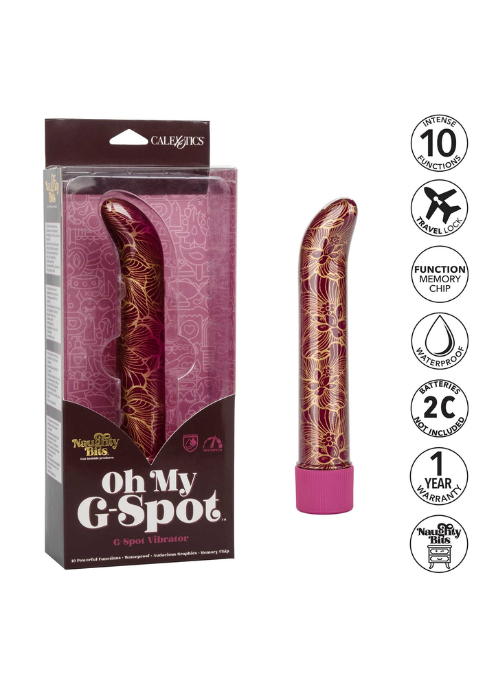 CalExotics Naughty Bits Oh My G-Spot Vibrator MULTICOLOR - 4