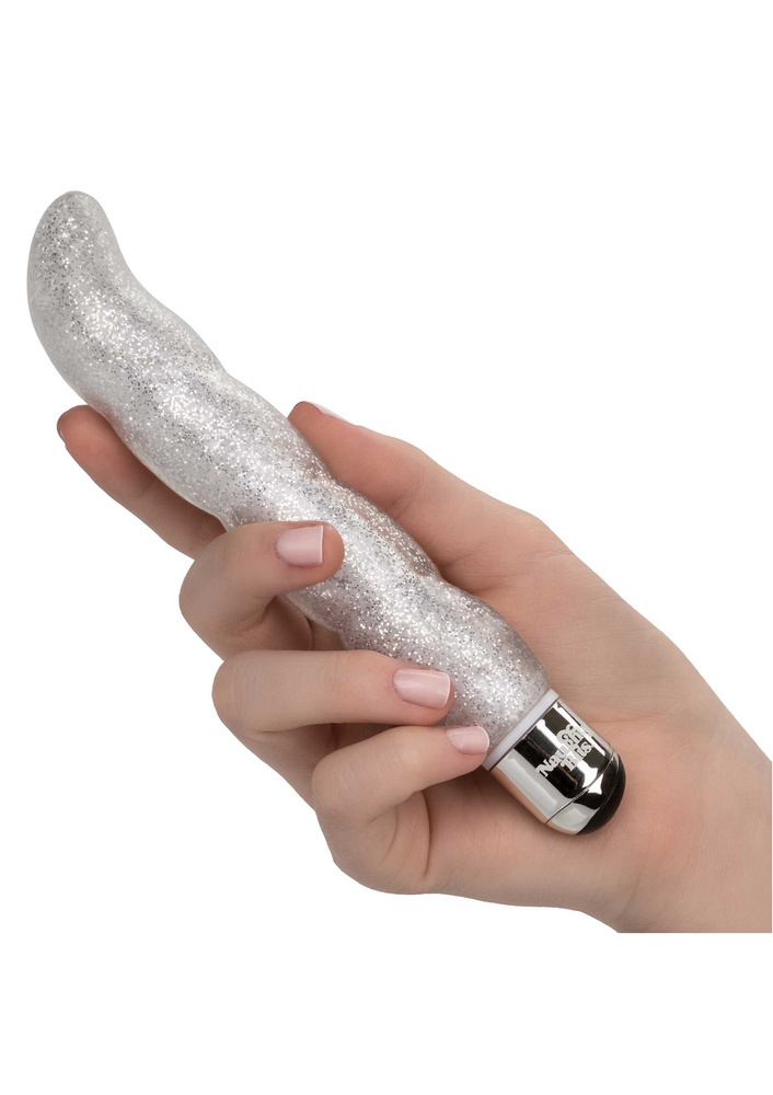 CalExotics Naughty Bits Screwnicorn Majestic G-spot Vibrator SILVER - 5