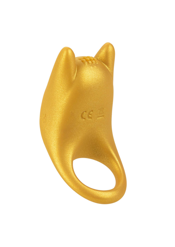 CalExotics Naughty Bits Horny AF Vibrating Cock Ring YELLOW - 1