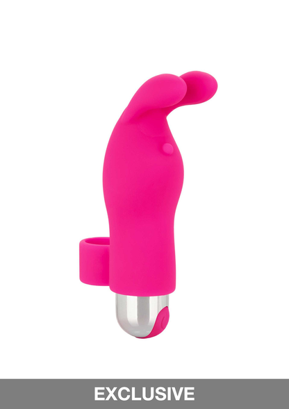 CalExotics Intimate Play Rechargeable Finger Bunny PINK - 4