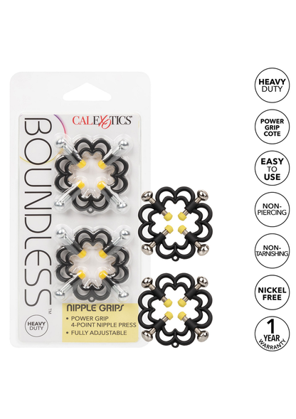 CalExotics Boundless Nipple Grips BLACK - 1