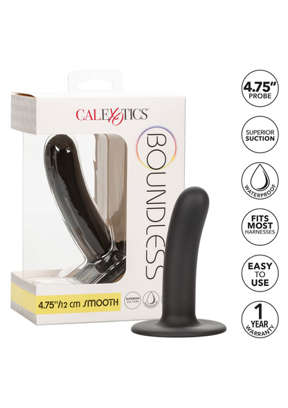 CalExotics Boundless 4.75”/12 cm Smooth BLACK - 0