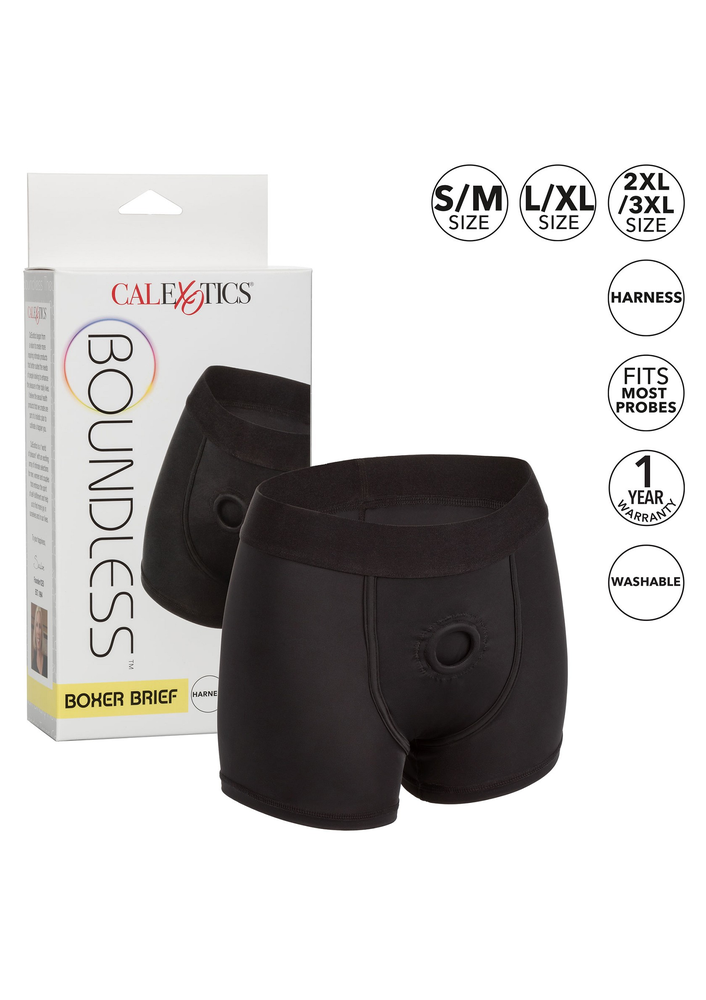 CalExotics Boundless Boxer Brief L/XL BLACK S/M - 4