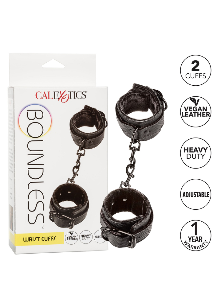 CalExotics Boundless Wrist Cuffs BLACK - 1