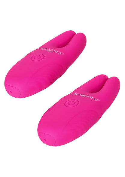 CalExotics Silicone Remote Nipple Clamps PINK - 11