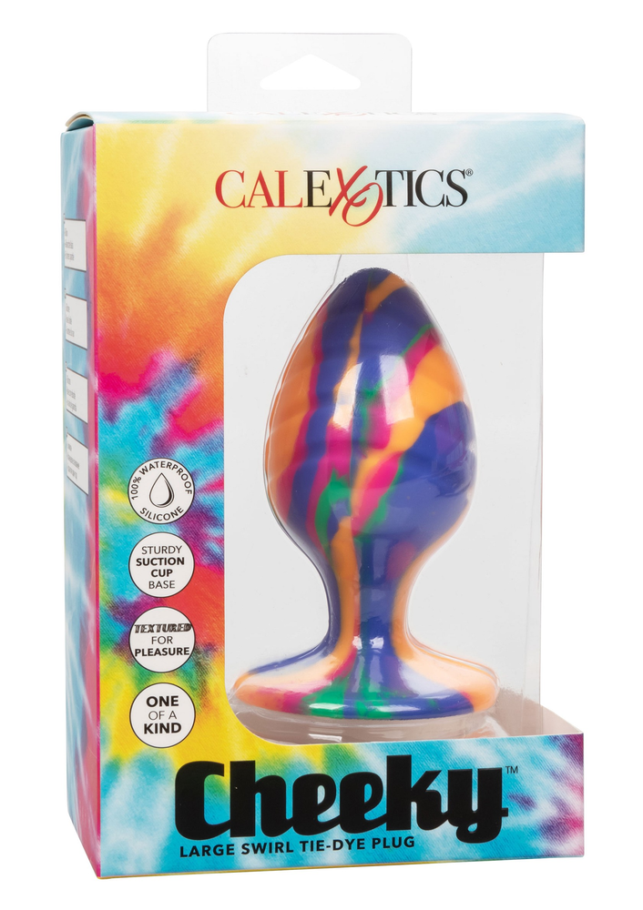 CalExotics Cheeky Large Swirl Tie-Dye Plug MULTICOLOR - 0