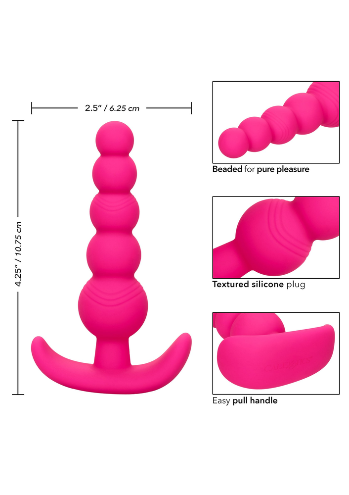 CalExotics Cheeky X-5 Beads PINK - 0