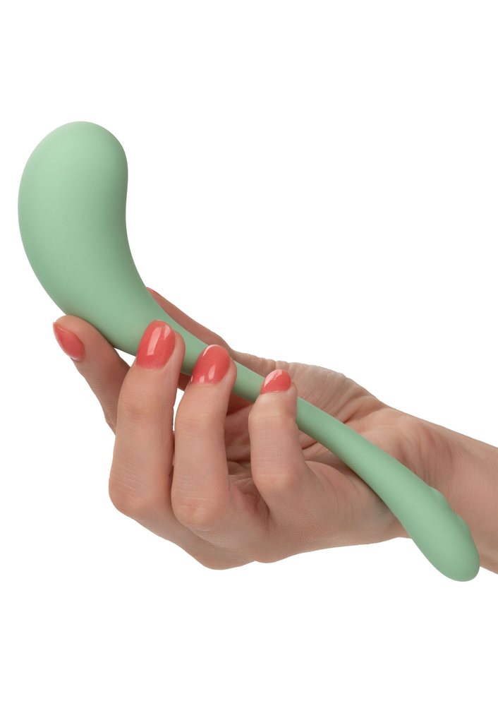 CalExotics Elle Liquid Silicone Wand GREEN - 1