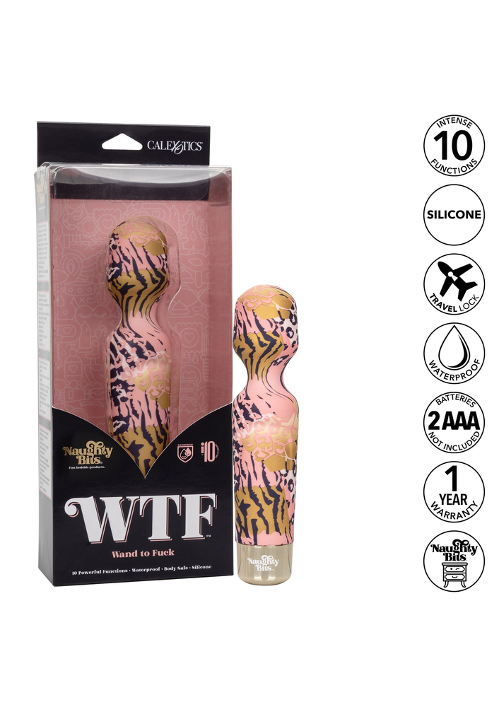 CalExotics Naughty Bits WTF Wand To Fuck MULTICOLOR - 1