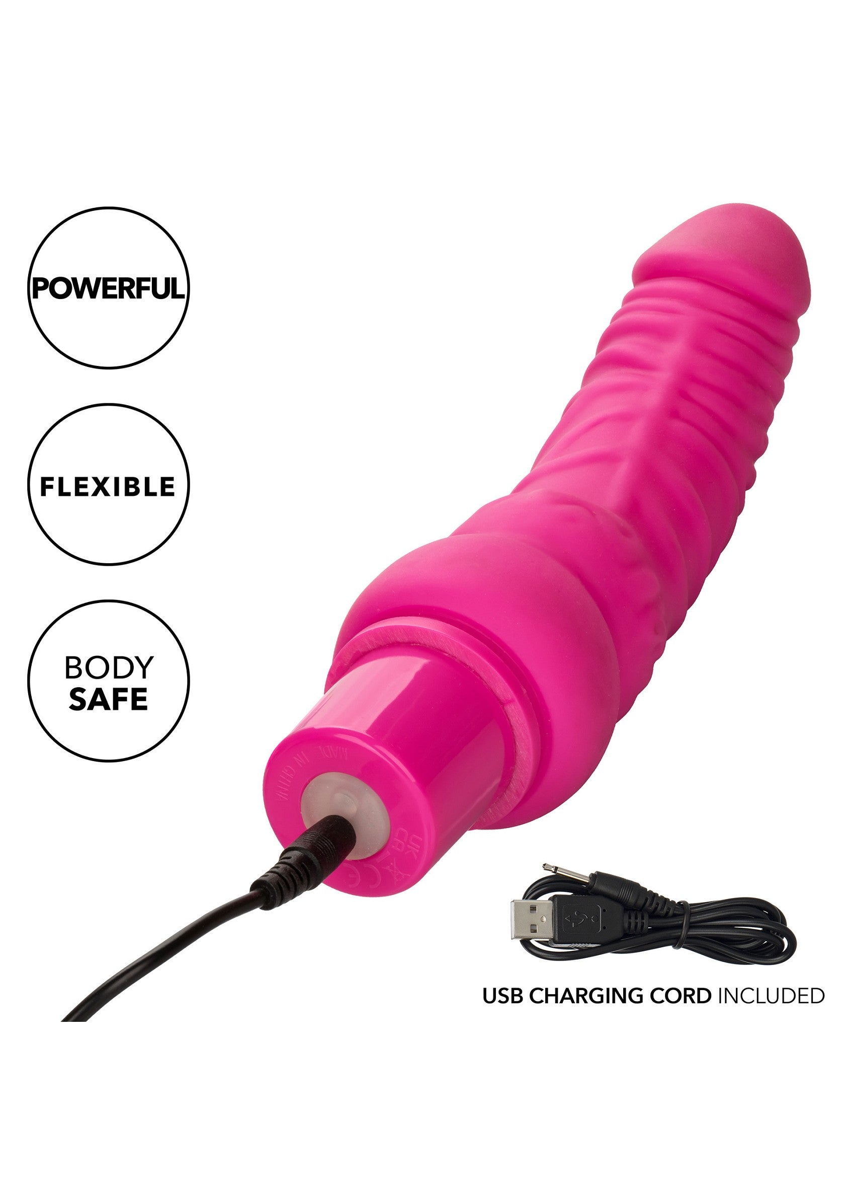 CalExotics Rechargeable Power Stud Curvy PINK - 0