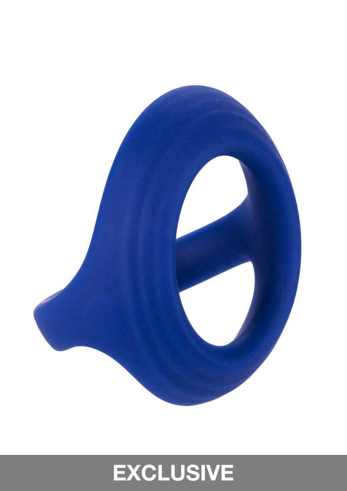 CalExotics Admiral Cock & Ball Dual Ring BLUE - 6