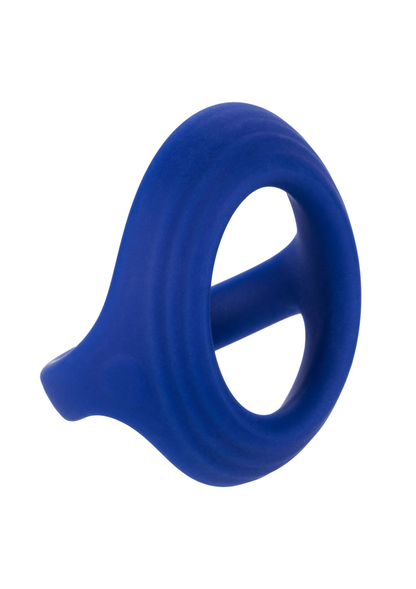 CalExotics Admiral Cock & Ball Dual Ring BLUE - 9