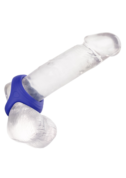 CalExotics Admiral Cock & Ball Dual Ring BLUE - 7