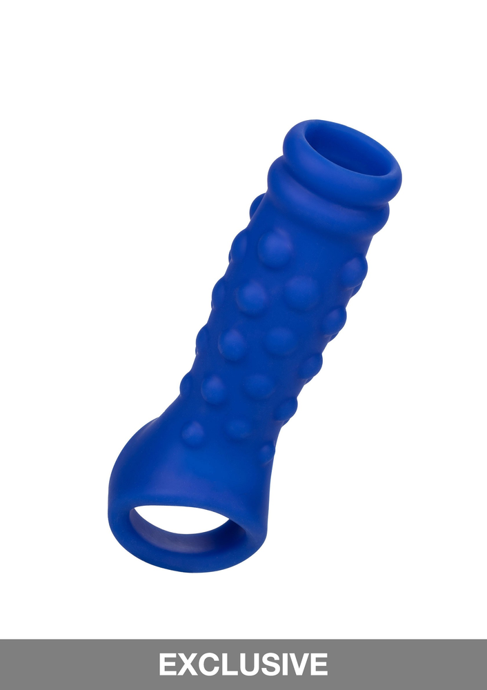 CalExotics Admiral Liquid Silicone Beaded Extension BLUE - 7