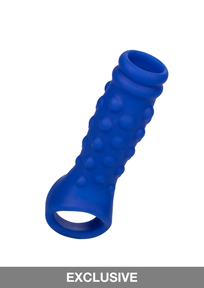 CalExotics Admiral Liquid Silicone Beaded Extension BLUE - 7