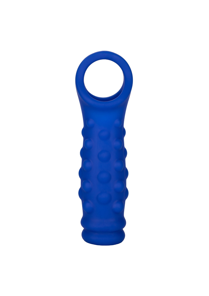 CalExotics Admiral Liquid Silicone Beaded Extension BLUE - 11