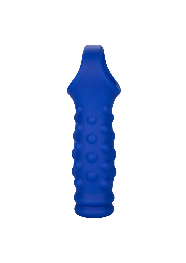 CalExotics Admiral Liquid Silicone Beaded Extension BLUE - 3