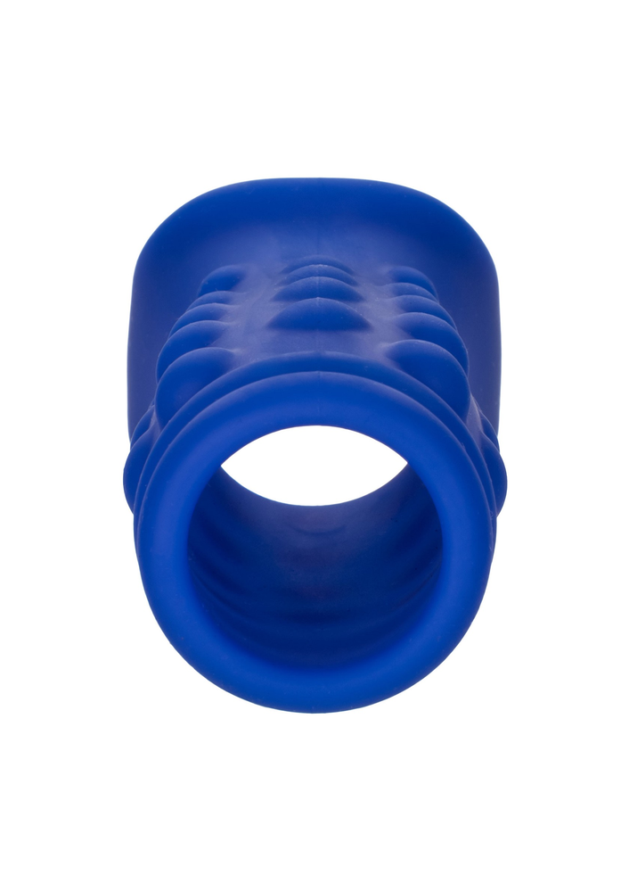 CalExotics Admiral Liquid Silicone Beaded Extension BLUE - 4