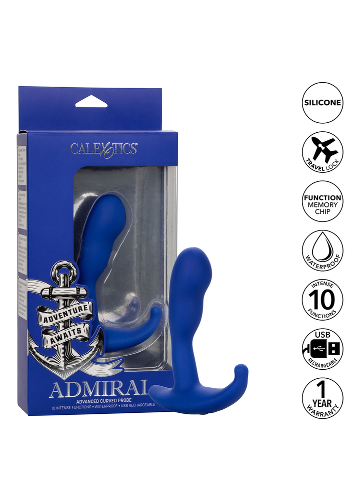 CalExotics Admiral Advanced Curved Probe BLUE - 10