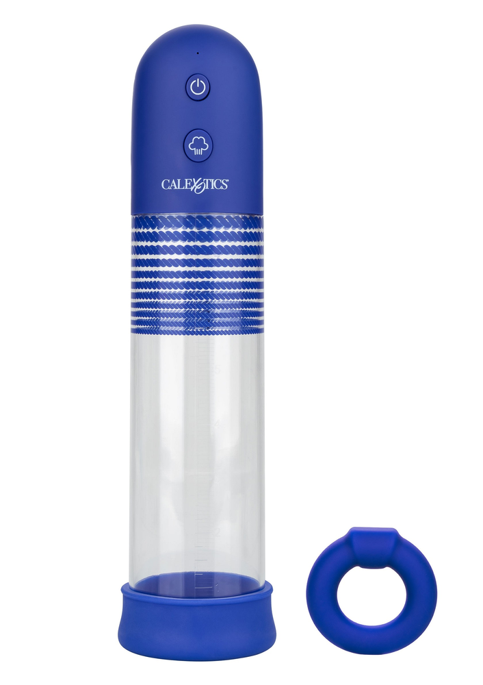 CalExotics Admiral Rechargeable Rock Hard Pump Kit BLUE - 4