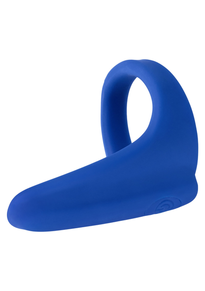 CalExotics Admiral Liquid Silicone Vibrating Perineum Massager & Ring BLUE - 12