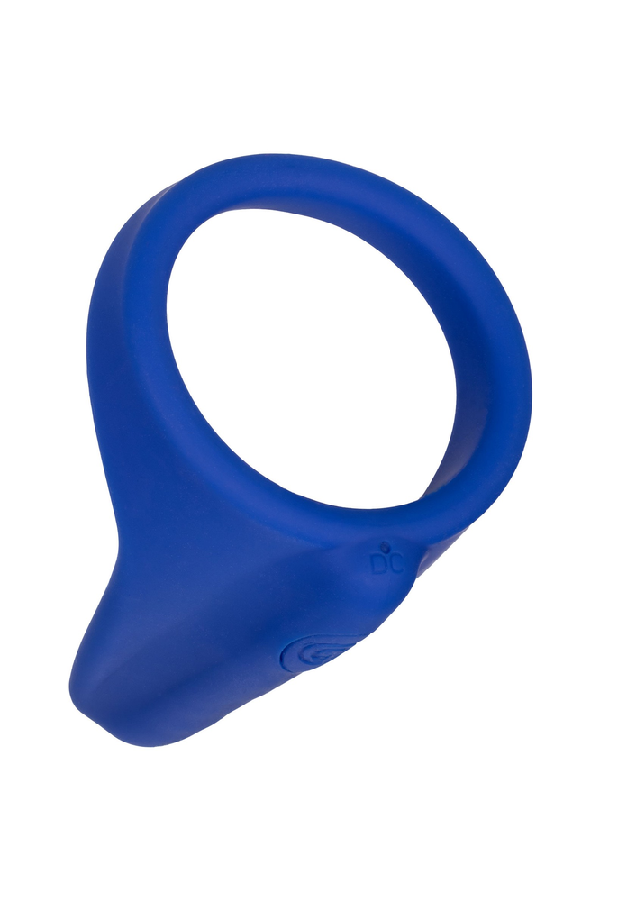 CalExotics Admiral Liquid Silicone Vibrating Perineum Massager & Ring BLUE - 5