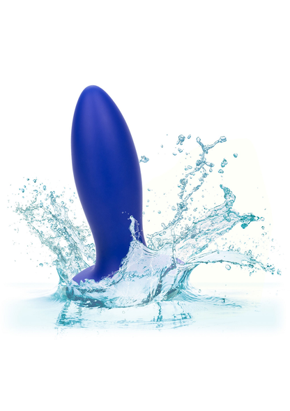 CalExotics Admiral Liquid Silicone Vibrating Torpedo BLUE - 7