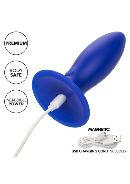 CalExotics Admiral Liquid Silicone Vibrating Torpedo BLUE - 3