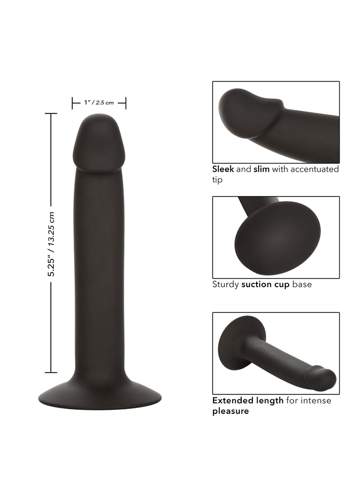 CalExotics Silicone Slim Anal Stud BLACK - 3