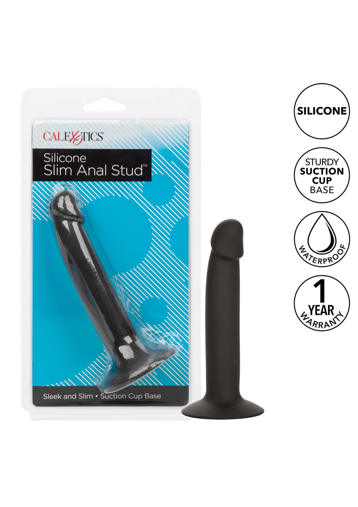 CalExotics Silicone Slim Anal Stud BLACK - 10