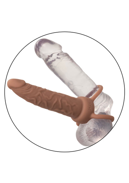 CalExotics Performance Maxx Rechargeable Dual Penetrator BROWN - 3