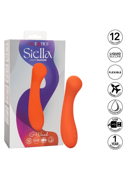 CalExotics Stella Liquid Silicone G-Wand ORANGE - 2