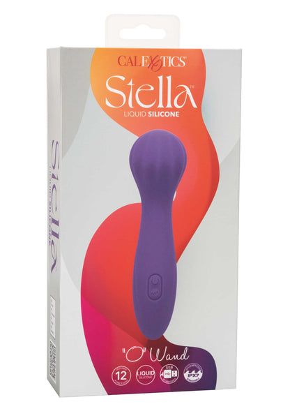 CalExotics Stella Liquid Silicone 'O” Wand PURPLE - 10