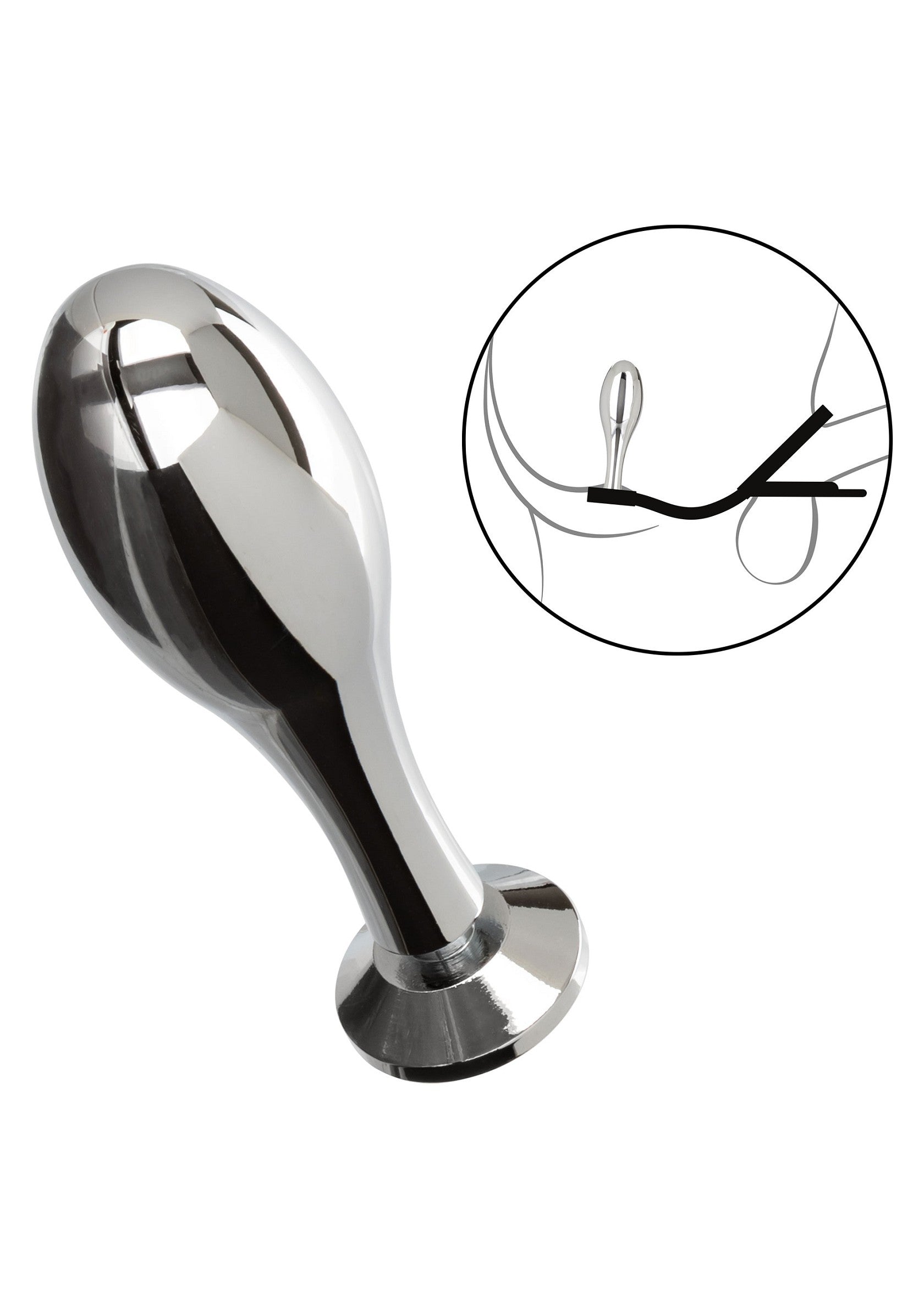 CalExotics Star Fucker Teardrop Plug SILVER - 2