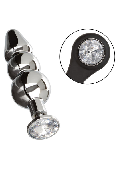 CalExotics Star Fucker Beaded Plug SILVER - 6