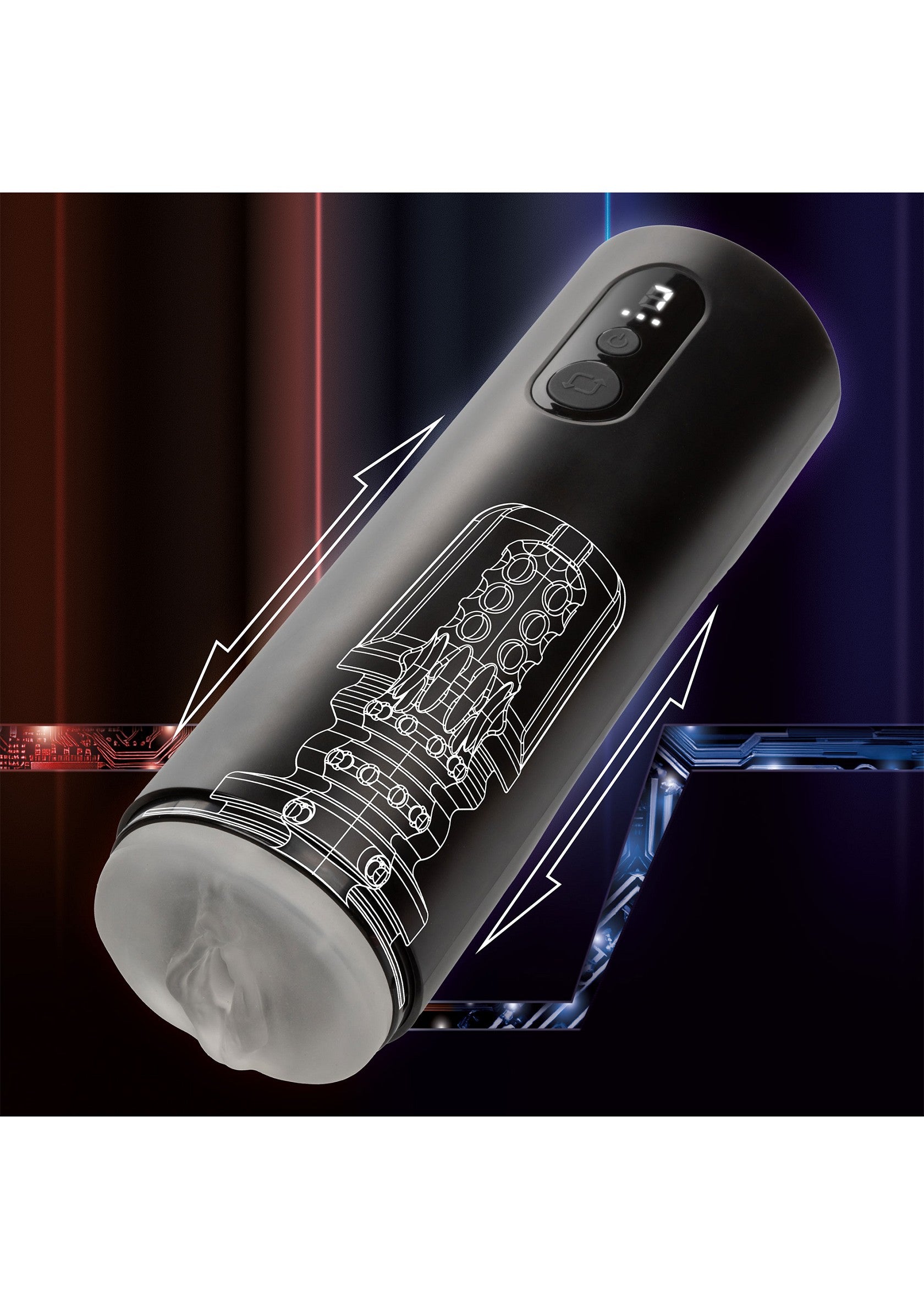 CalExotics Bionic Thrusting Masturbator BLACK - 8