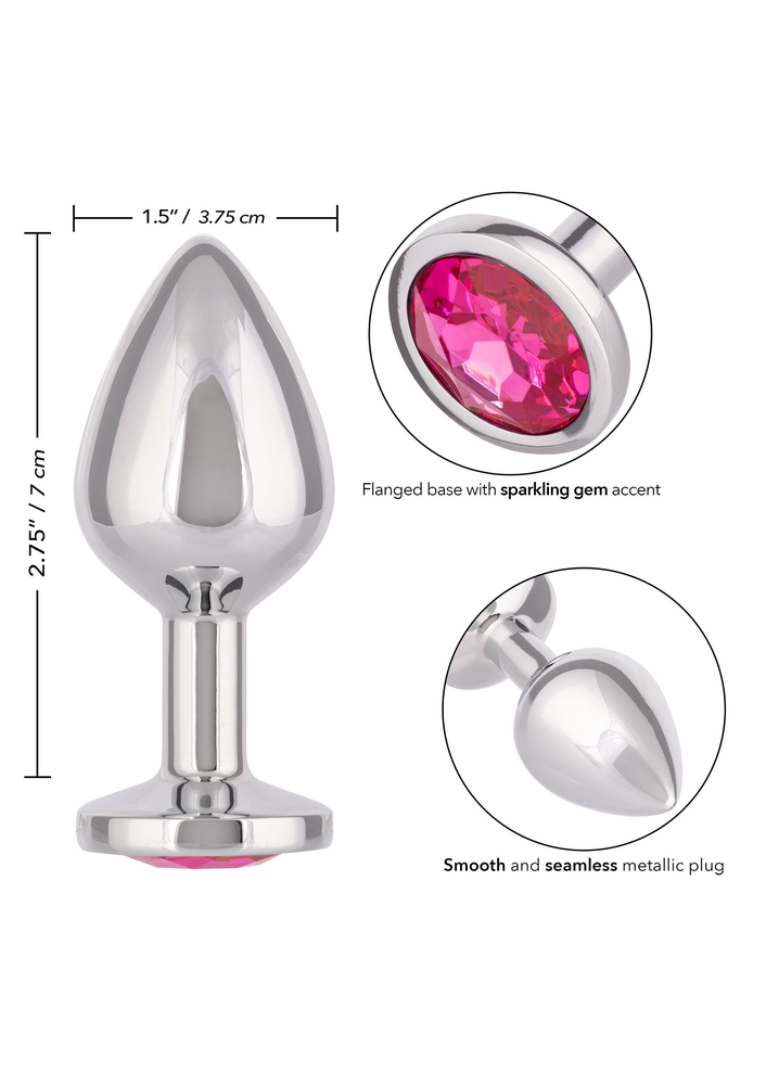 CalExotics Jewel Large Rose Plug PINK - 553