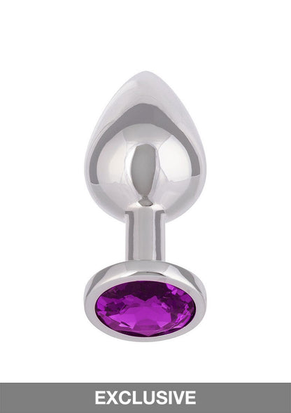 CalExotics Jewel Large Amethyst Plug PURPLE - 5