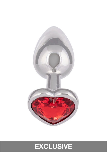 CalExotics Jewel Small Ruby Heart Plug RED - 4