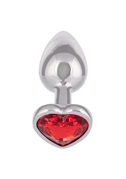 CalExotics Jewel Small Ruby Heart Plug RED - 581