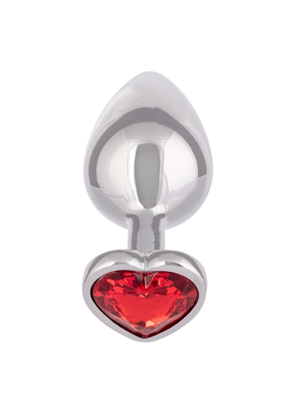 CalExotics Jewel Large Ruby Heart Plug RED - 589