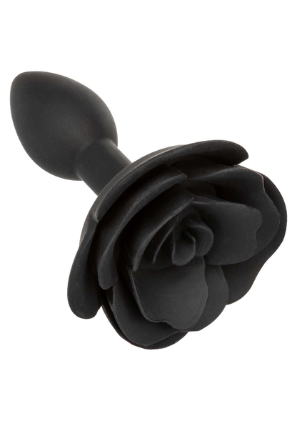 CalExotics Forbidden Small Rose Anal Plug BLACK - 7