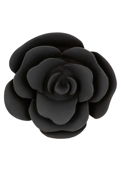 CalExotics Forbidden Small Rose Anal Plug BLACK - 5