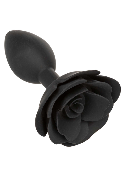 CalExotics Forbidden Large Rose Anal Plug BLACK - 7