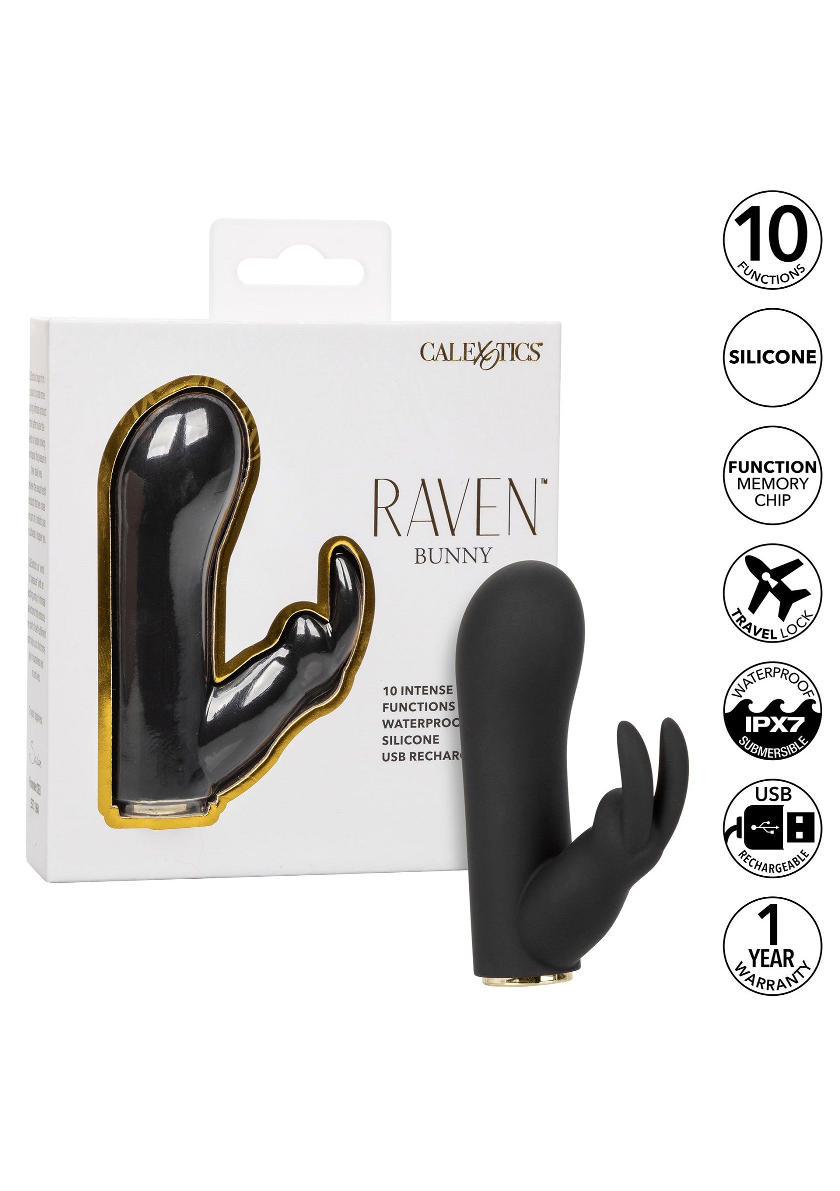 CalExotics Raven Bunny BLACK - 7