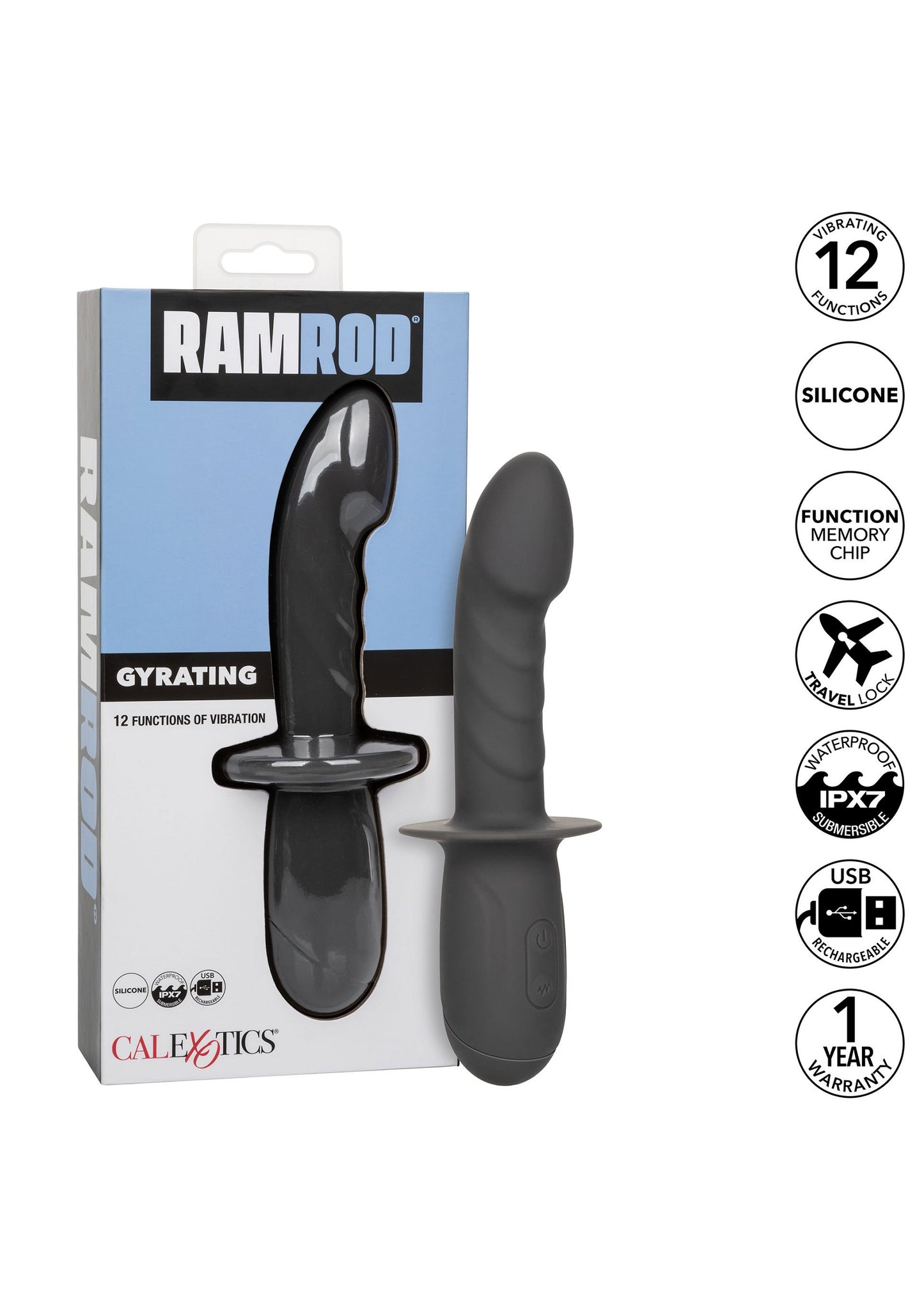 CalExotics Ramrod Gyrating BLACK - 593